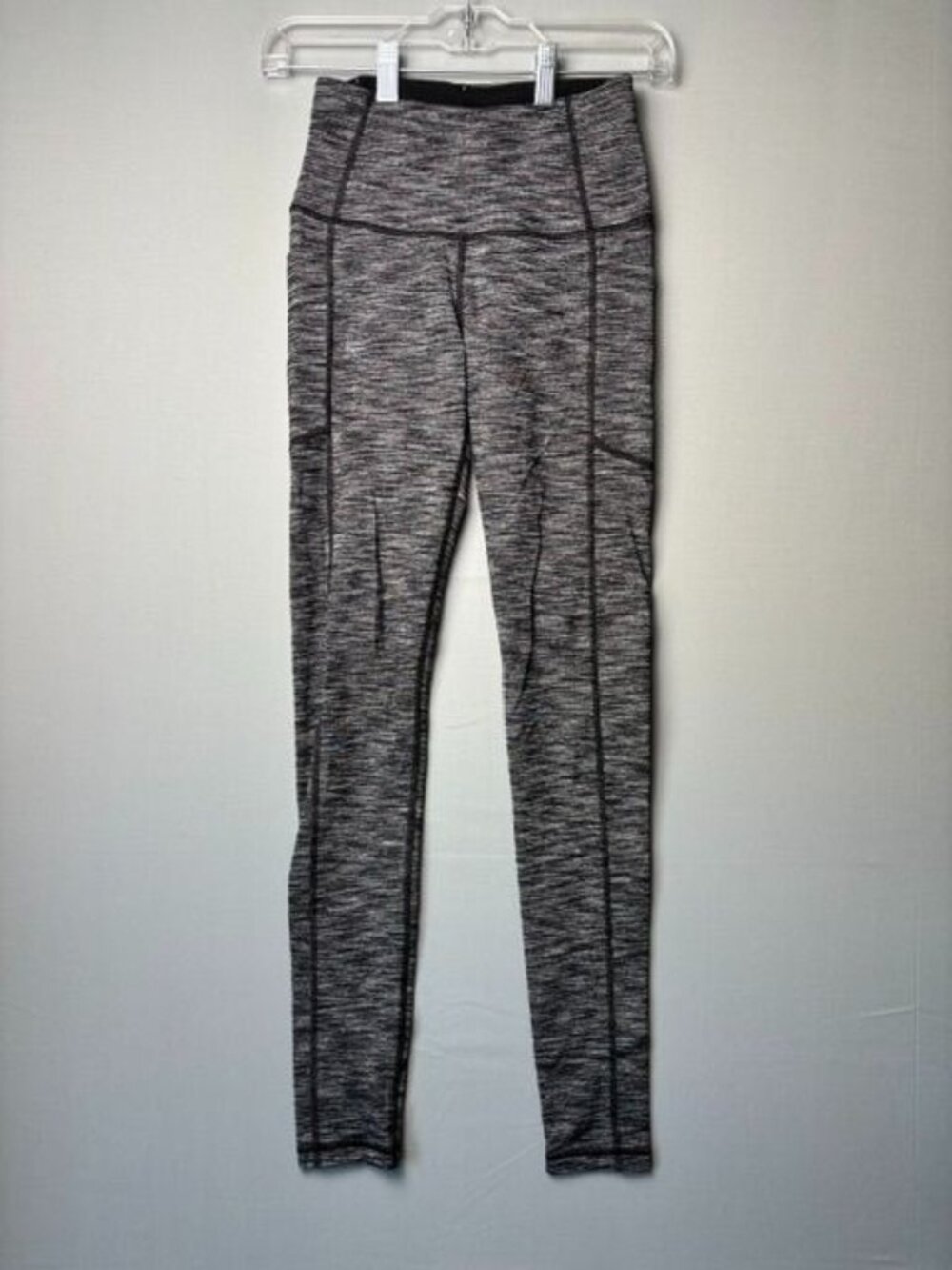 Victoria Secret Sport Knockout XS Gray Marled High Rise Pocket Leggings Yoga